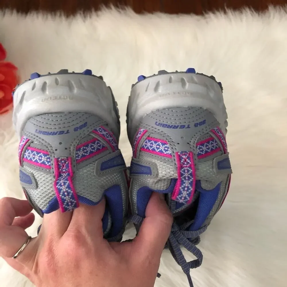 New Balance Grey & Pink Tennis Shoes